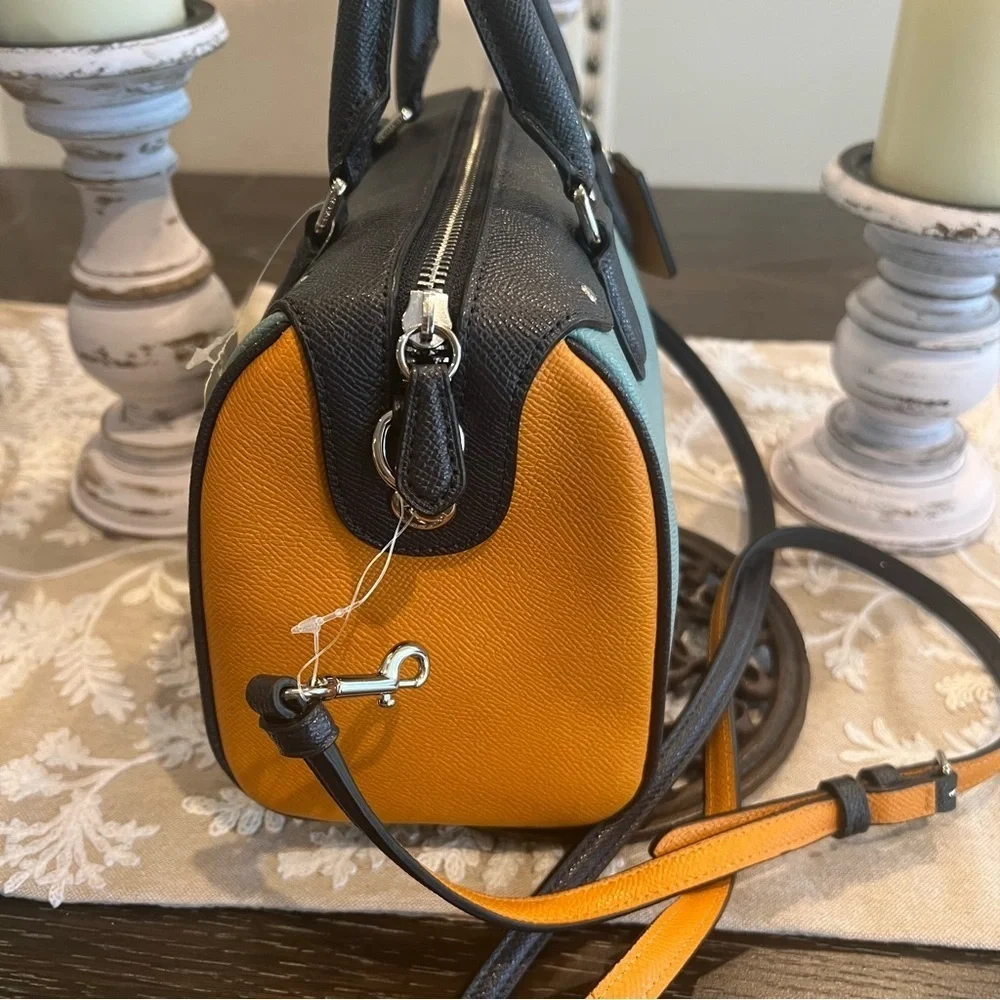 NWT Coach Mini Bennett Satchel in Multi Color